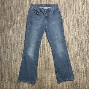 Vintage Riders by Lee Women's 12M Light Wash Blue Bootcut Jeans Flap Pockets 90s